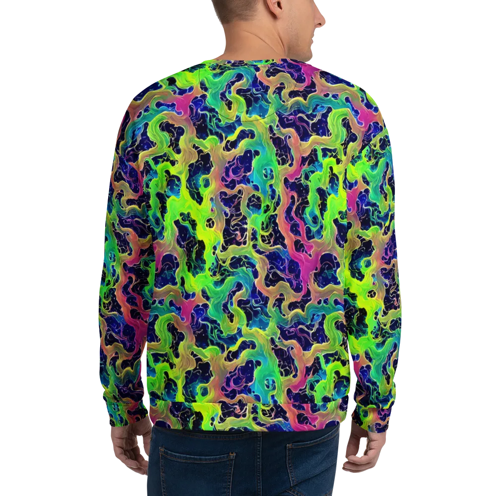 Tidal Metamorphosis on Sweatshirt — Back