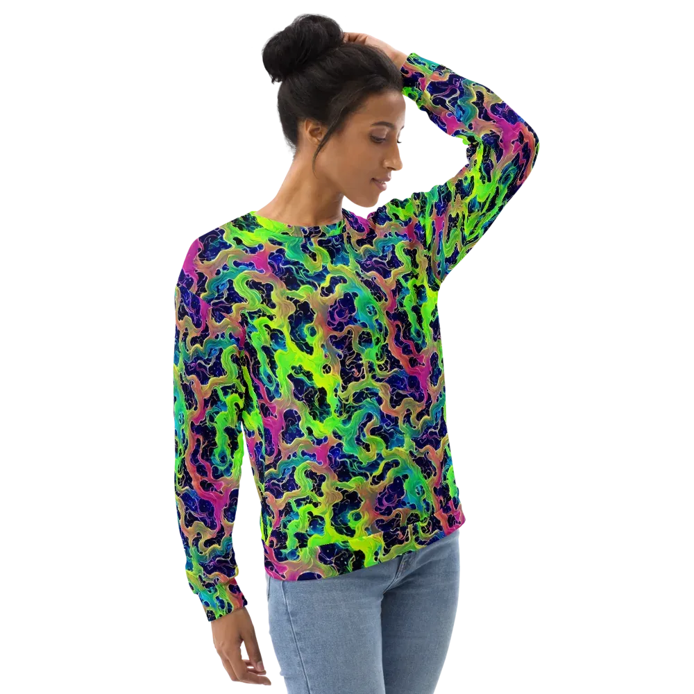 Tidal Metamorphosis on Sweatshirt — Right Front