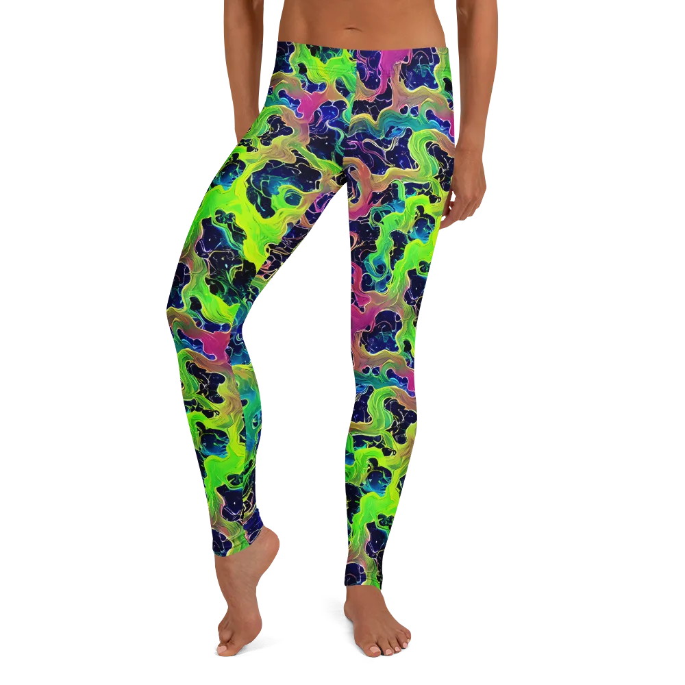 Tidal Metamorphosis on Leggings — Front