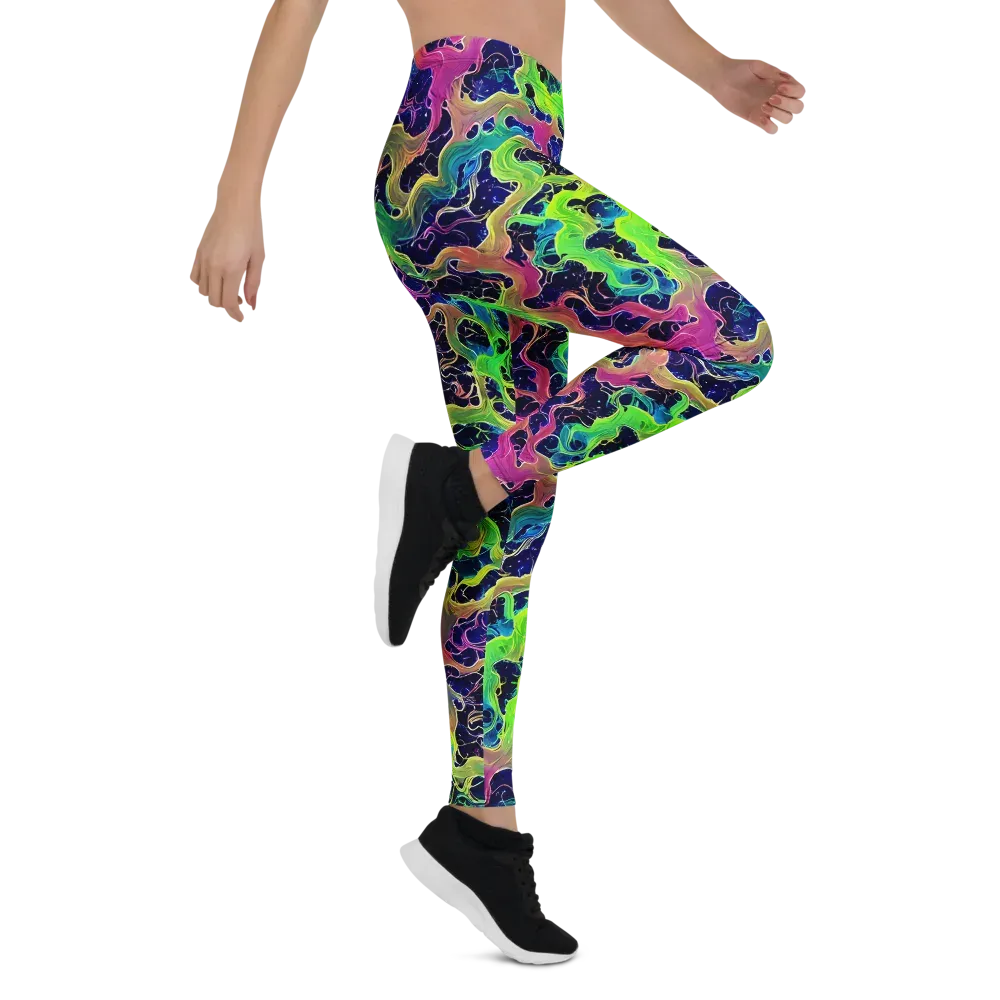 Tidal Metamorphosis on Leggings — Right