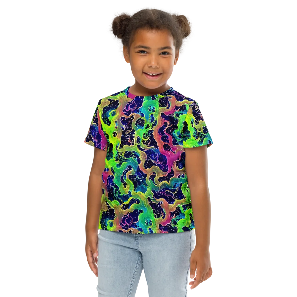 Tidal Metamorphosis on Kids Crew Neck T-Shirt — Front