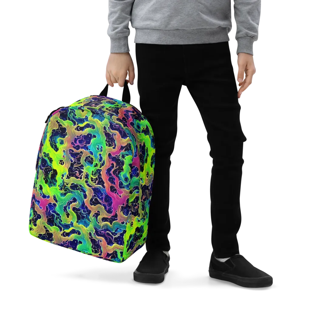 Tidal Metamorphosis on Minimalist Backpack — Zoomed-in