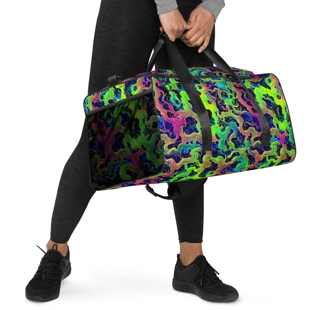Tidal Metamorphosis on Duffle Bag — Right Front