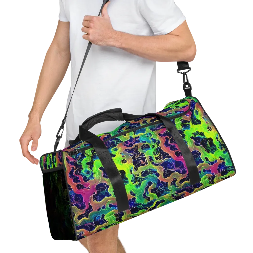 Tidal Metamorphosis on Duffle Bag — Right Front
