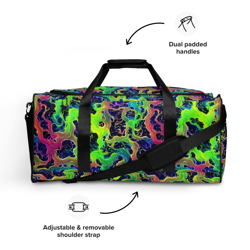 Tidal Metamorphosis on Duffle Bag — Front