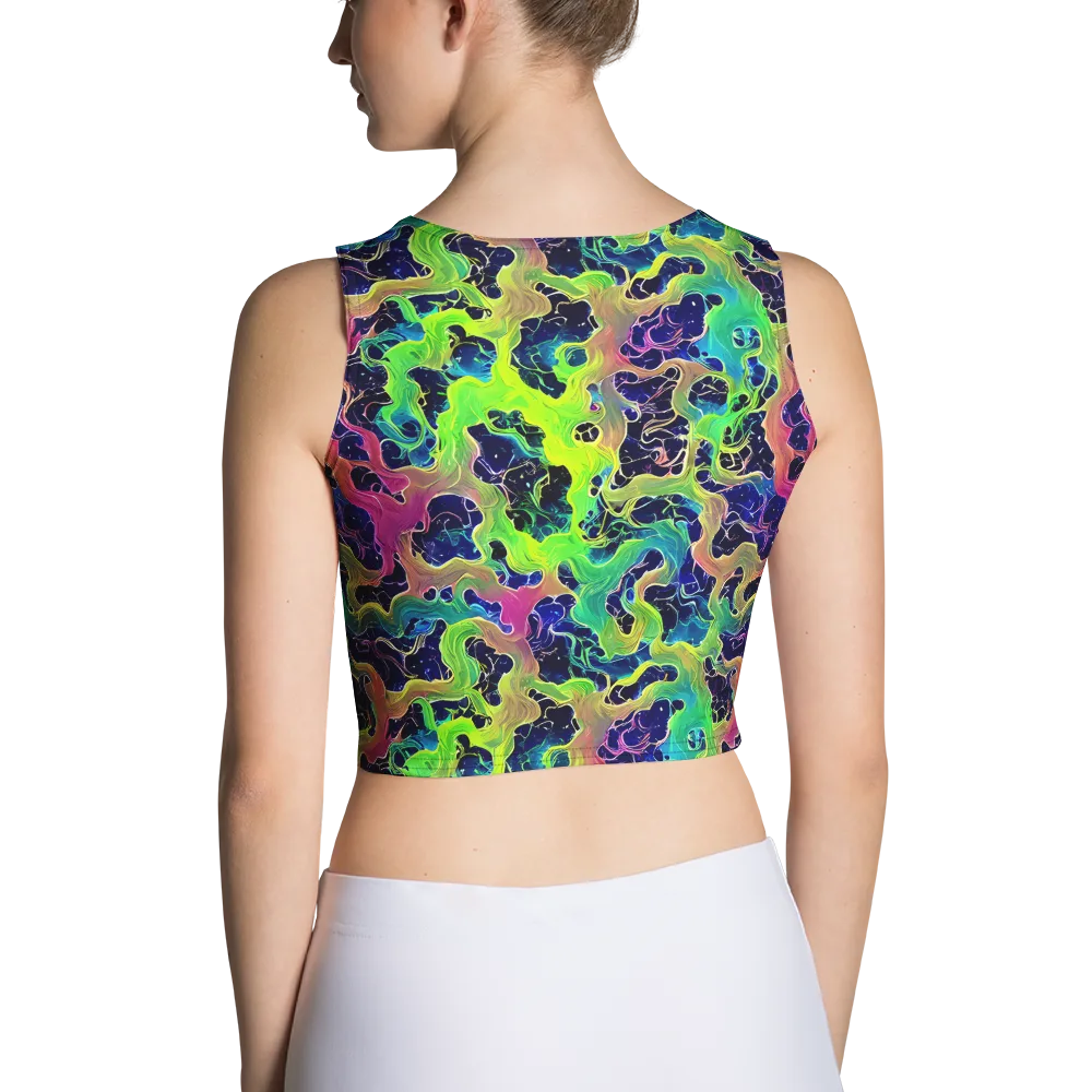 Tidal Metamorphosis on Crop Top — Back