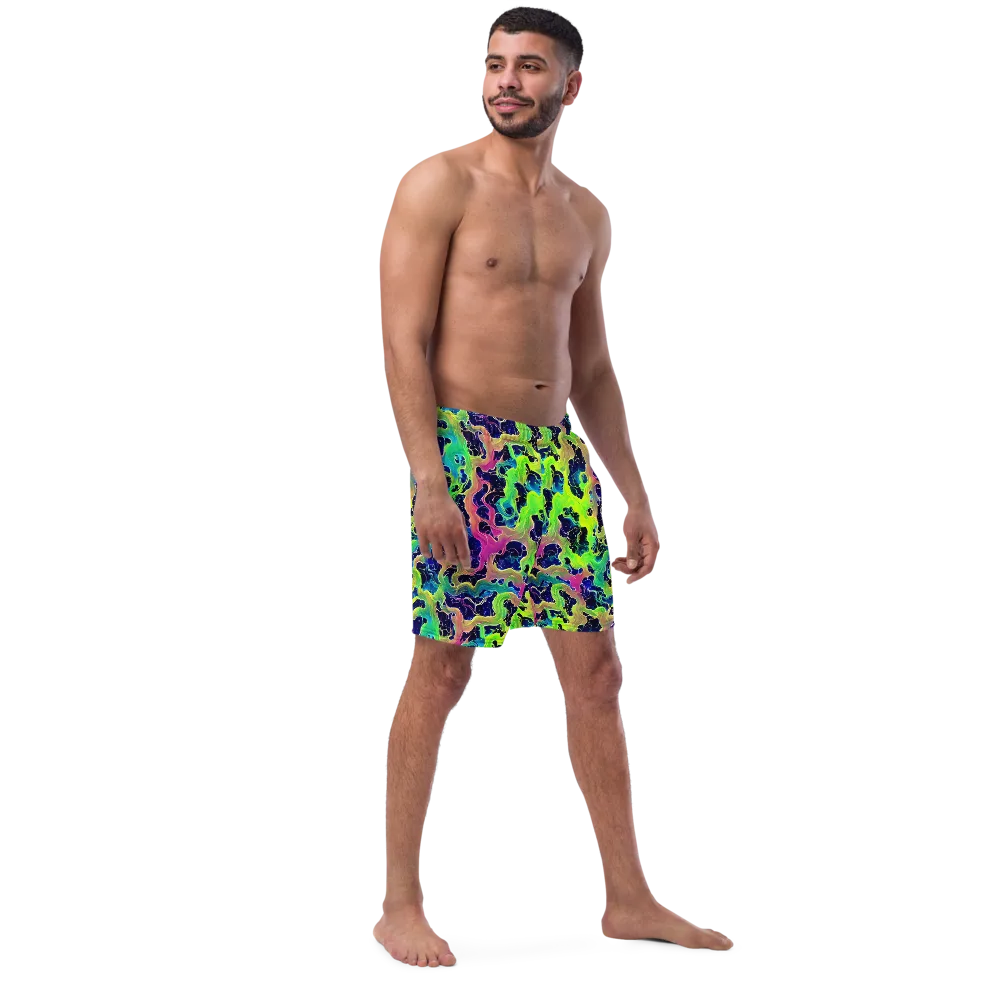 Tidal Metamorphosis on Swim Trunks — Right Front