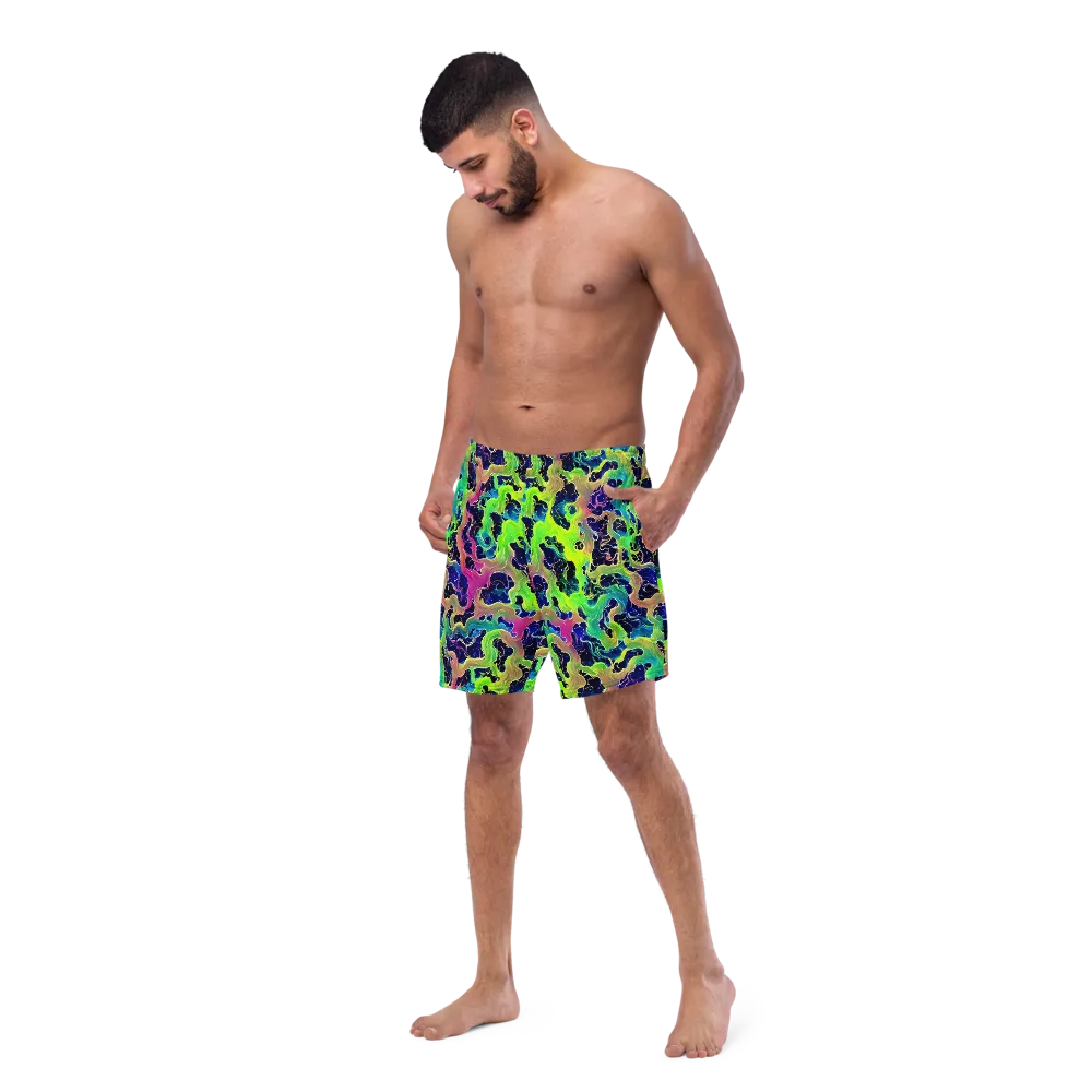 Tidal Metamorphosis on Swim Trunks — Left Front