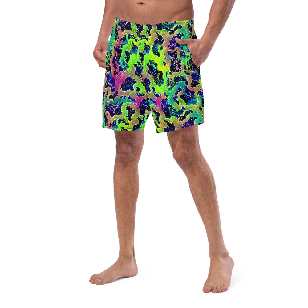 Tidal Metamorphosis on Swim Trunks — Left Front