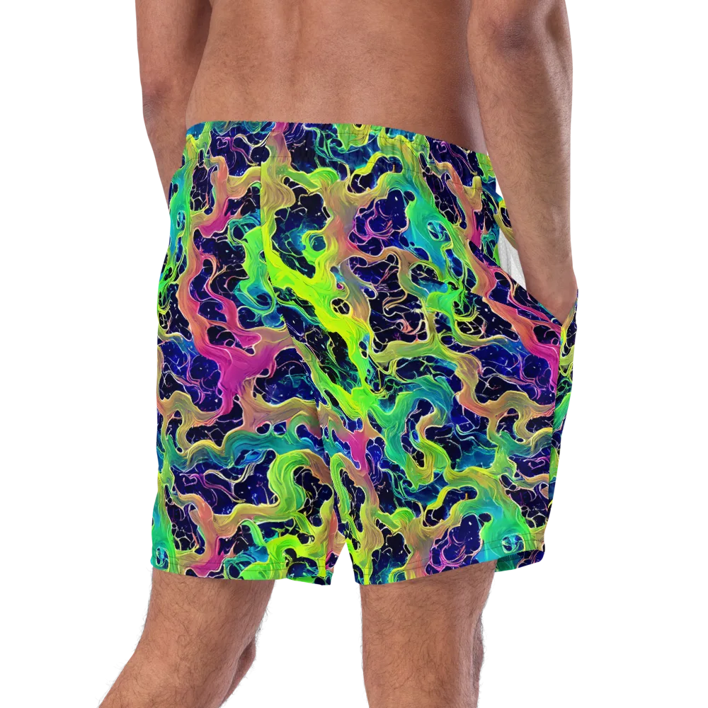 Tidal Metamorphosis on Swim Trunks — Right Back