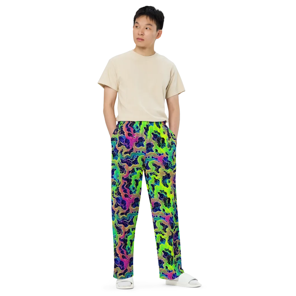 Tidal Metamorphosis on Wide-Leg Pants — Front