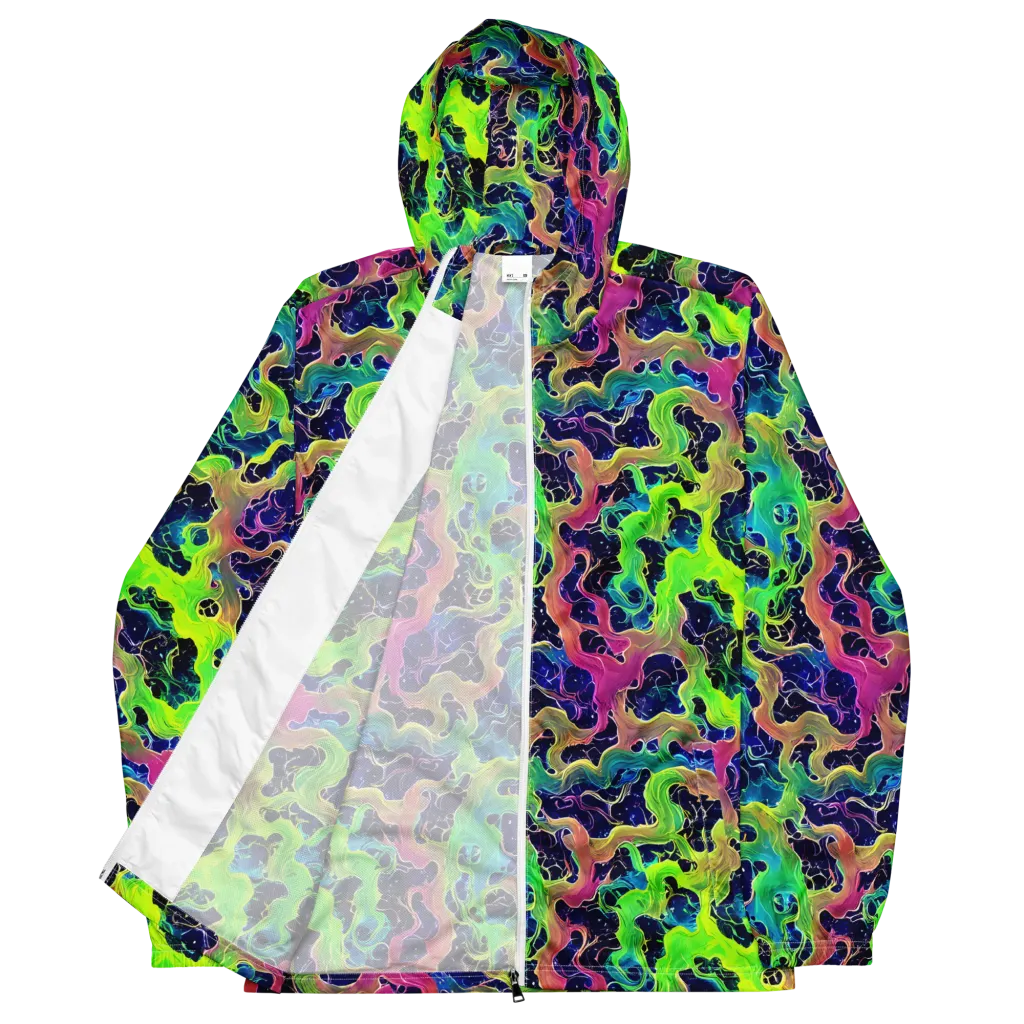 Tidal Metamorphosis on Men's Windbreaker — Front