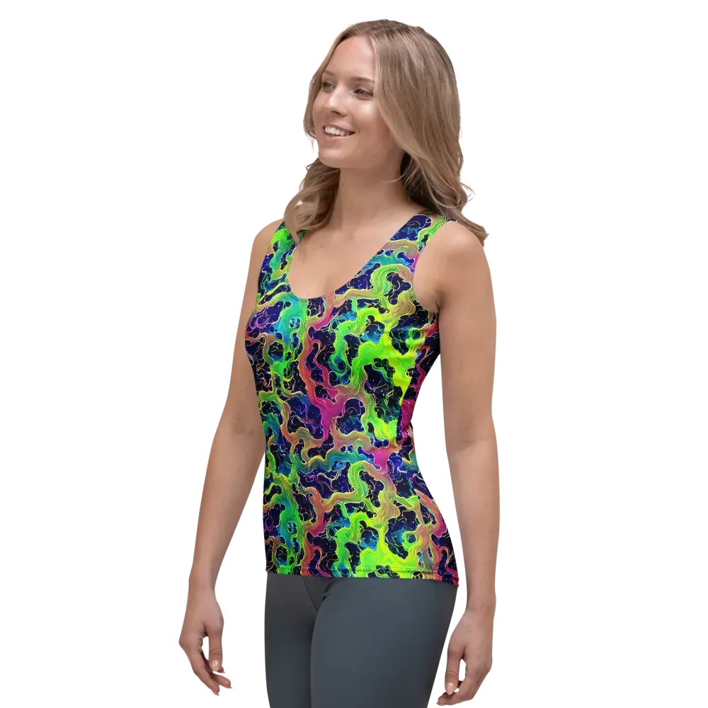 Tidal Metamorphosis on Women's Tank Top — Left Front