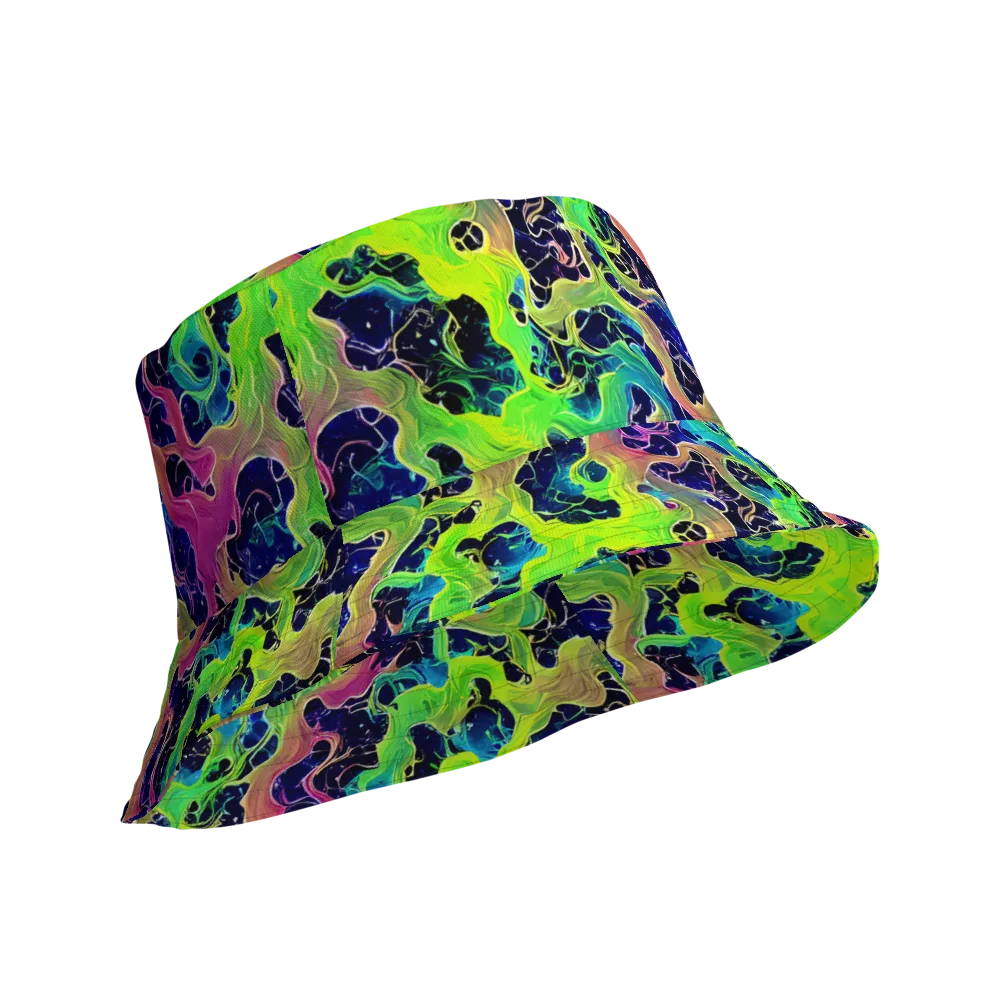 Tidal Metamorphosis on Reversible Bucket Hat — Product details Outside