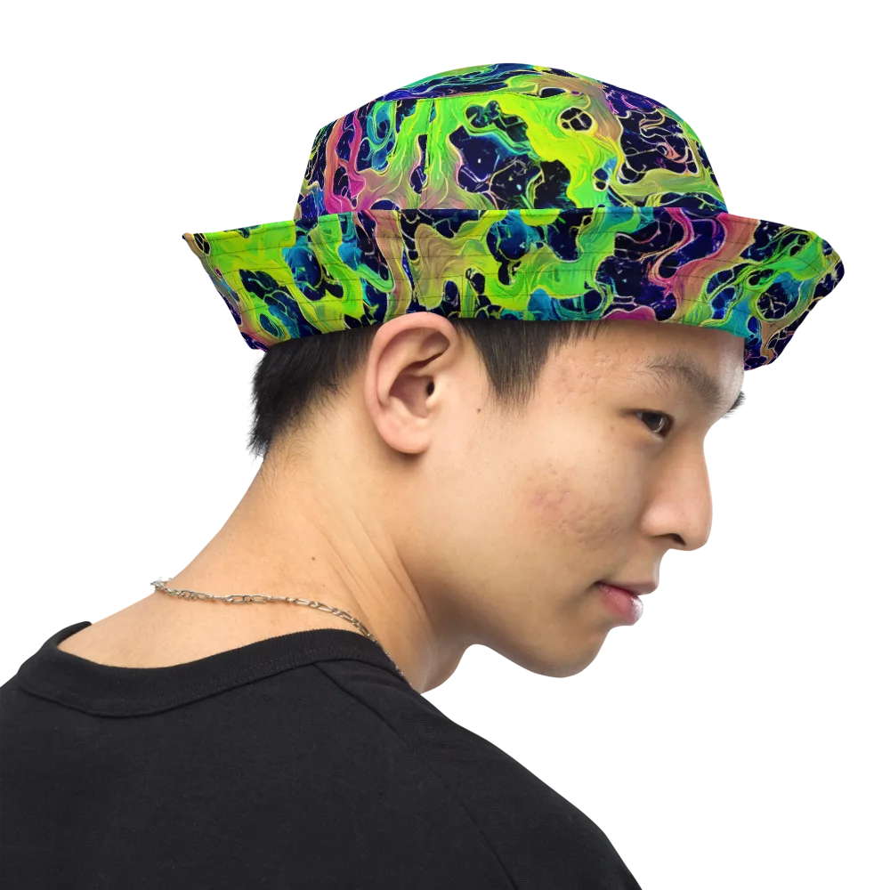 Tidal Metamorphosis on Reversible Bucket Hat — Right Outside
