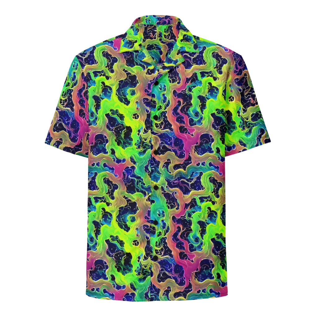 Tidal Metamorphosis on Button Shirt — Front