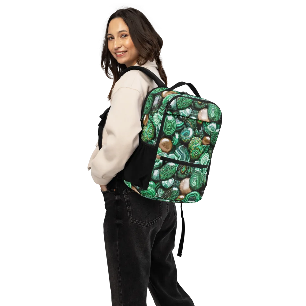 Emerald Alchemy on Utility Backpack — Back