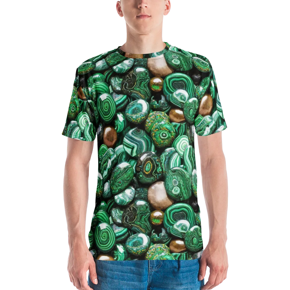 Emerald Alchemy on Men's Crew Neck T-Shirt — Front
