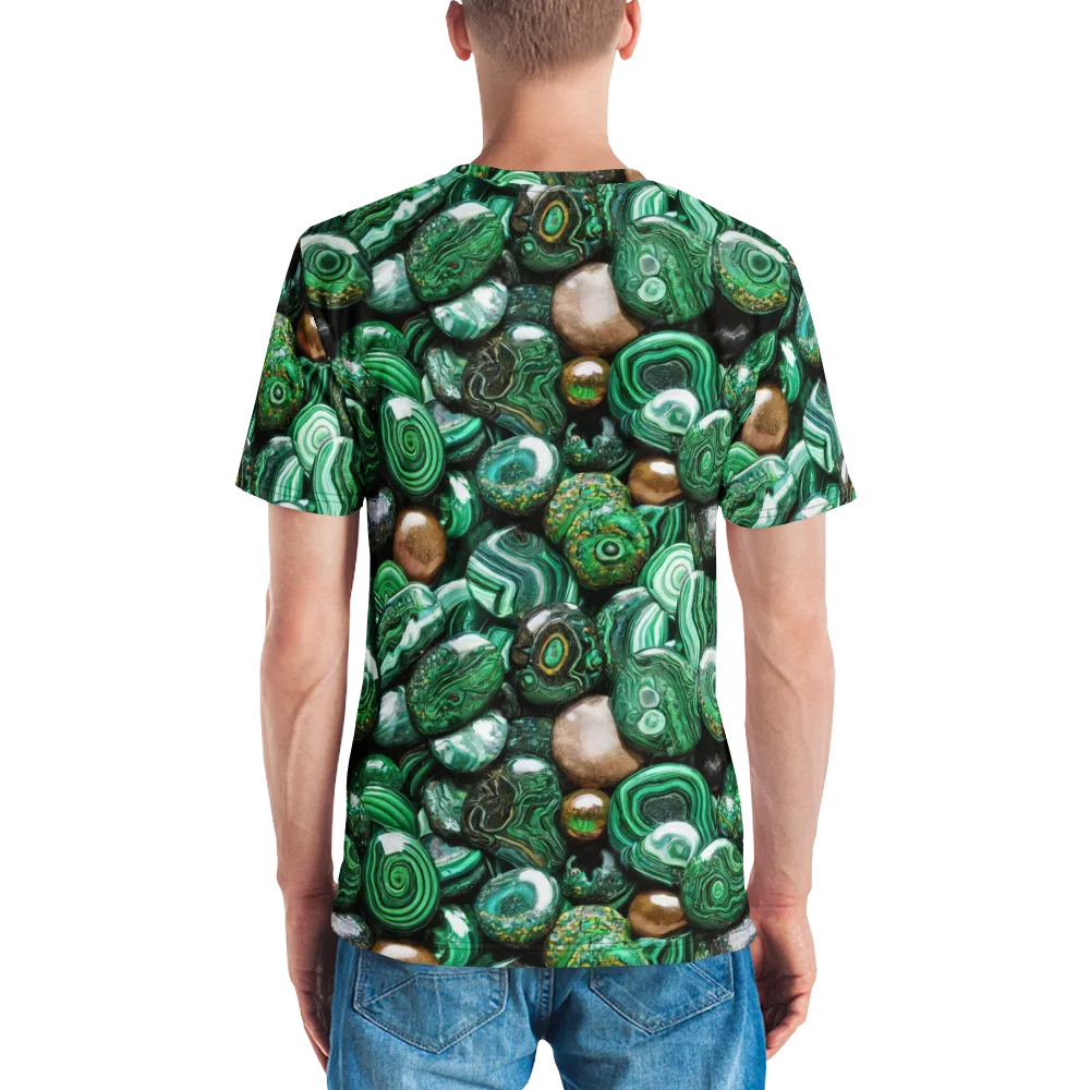 Emerald Alchemy on Men's Crew Neck T-Shirt — Back