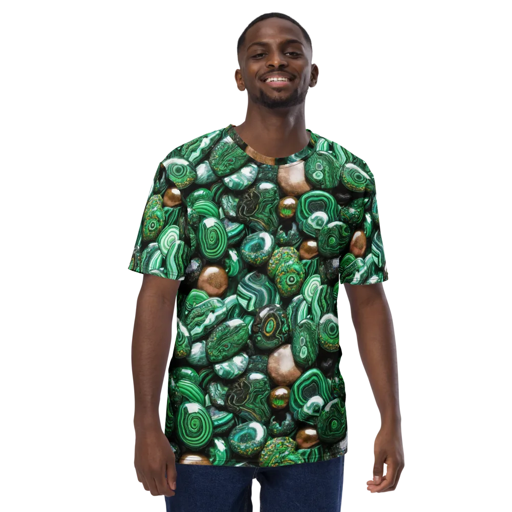Emerald Alchemy on Men's Crew Neck T-Shirt — Front