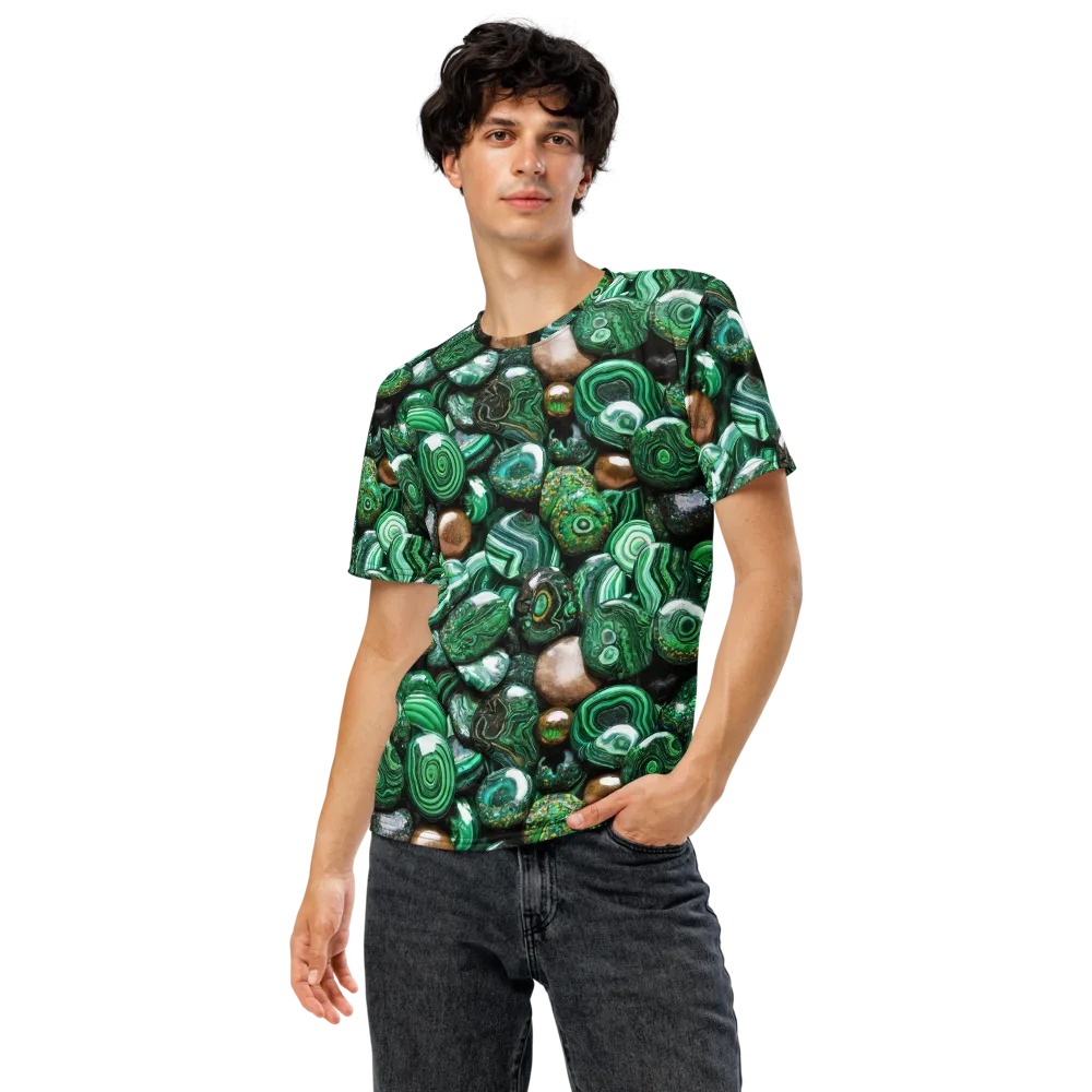 Emerald Alchemy on Men's Crew Neck T-Shirt — Front