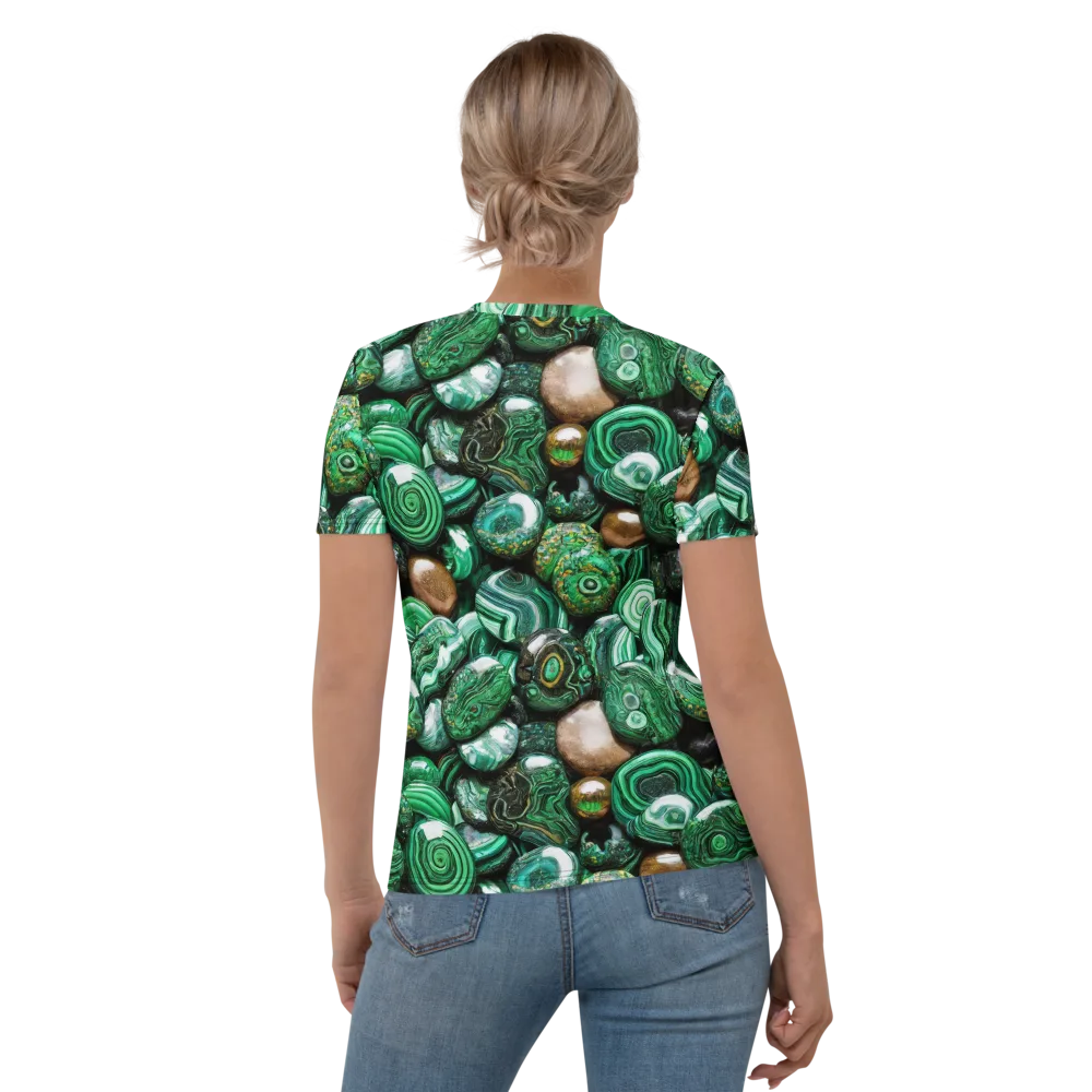Emerald Alchemy on Women's Crew Neck T-Shirt — Back
