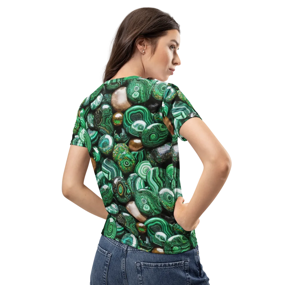 Emerald Alchemy on Women's Crew Neck T-Shirt — Back