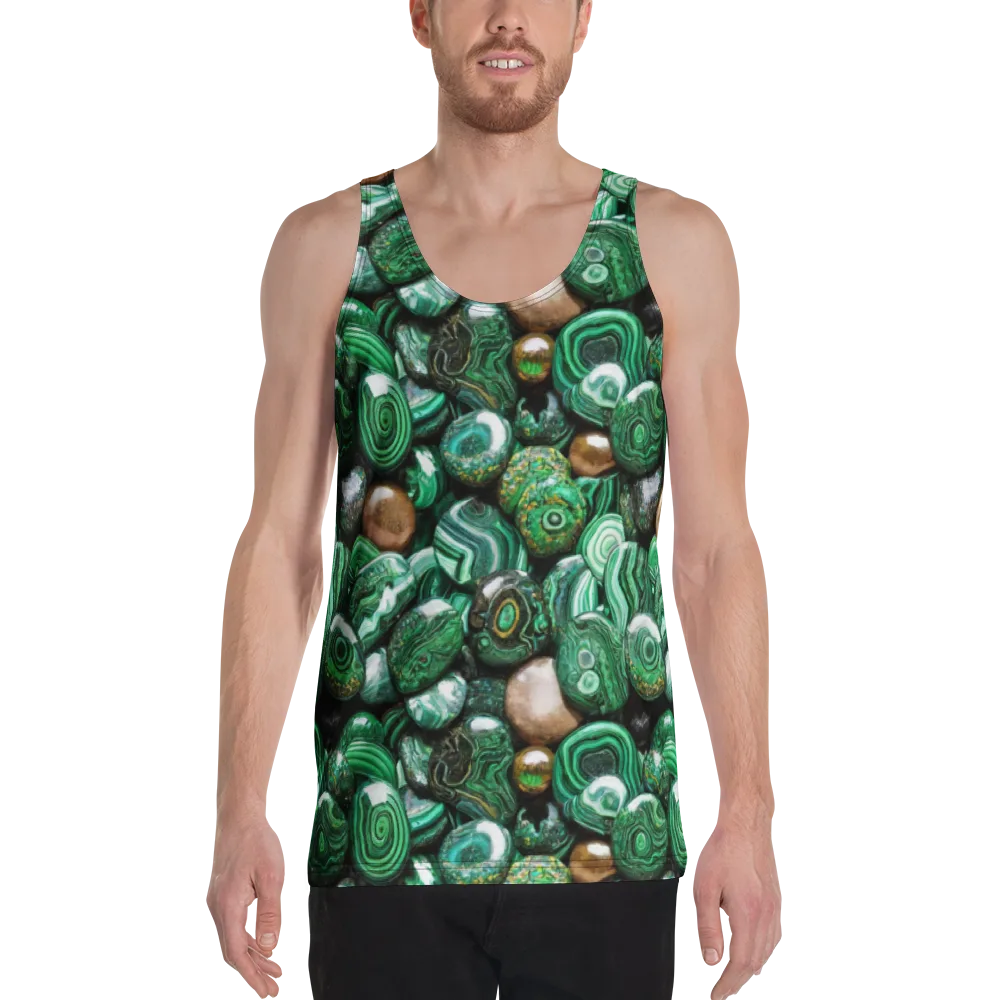Emerald Alchemy on Men's Tank Top — Front