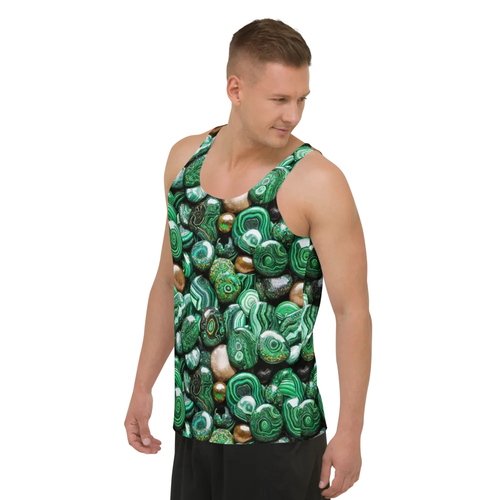 Emerald Alchemy on Men's Tank Top — Left Front