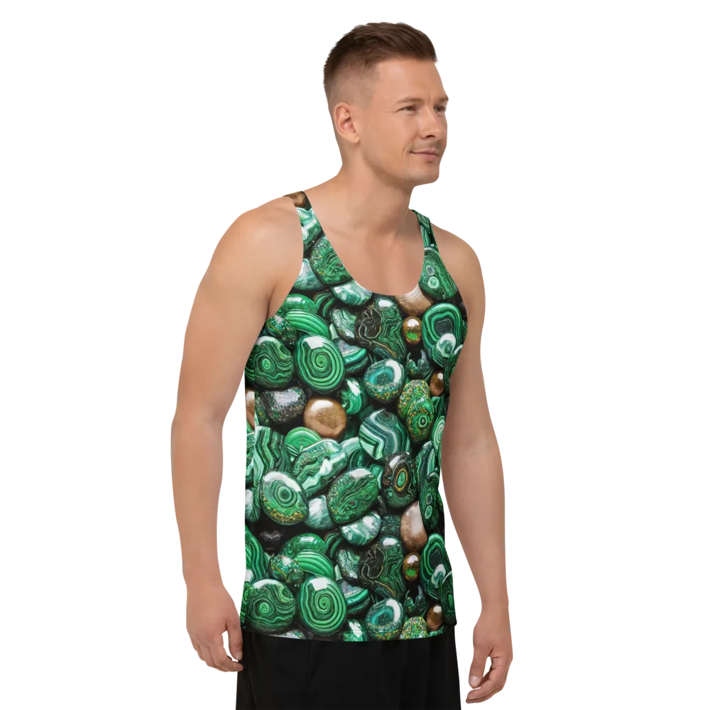 Emerald Alchemy on Men's Tank Top — Right Front