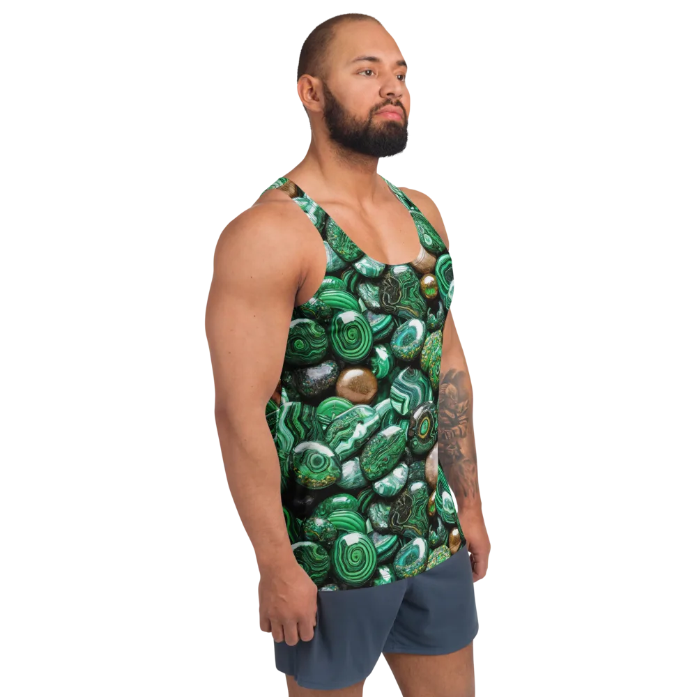 Emerald Alchemy on Men's Tank Top — Right Front
