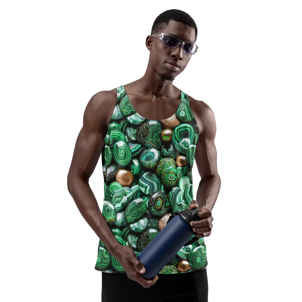 Emerald Alchemy on Men's Tank Top — Front