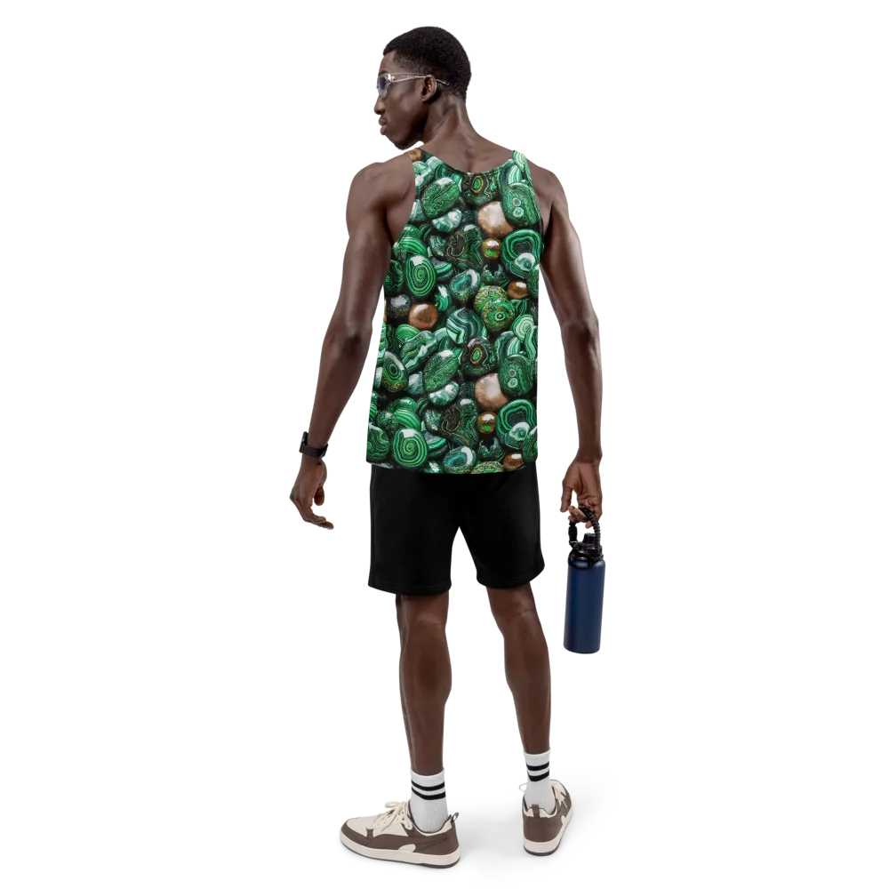 Emerald Alchemy on Men's Tank Top — Back