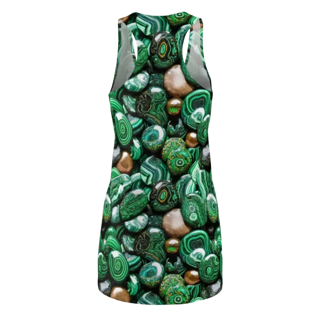 Emerald Alchemy on Racerback Dress — Back
