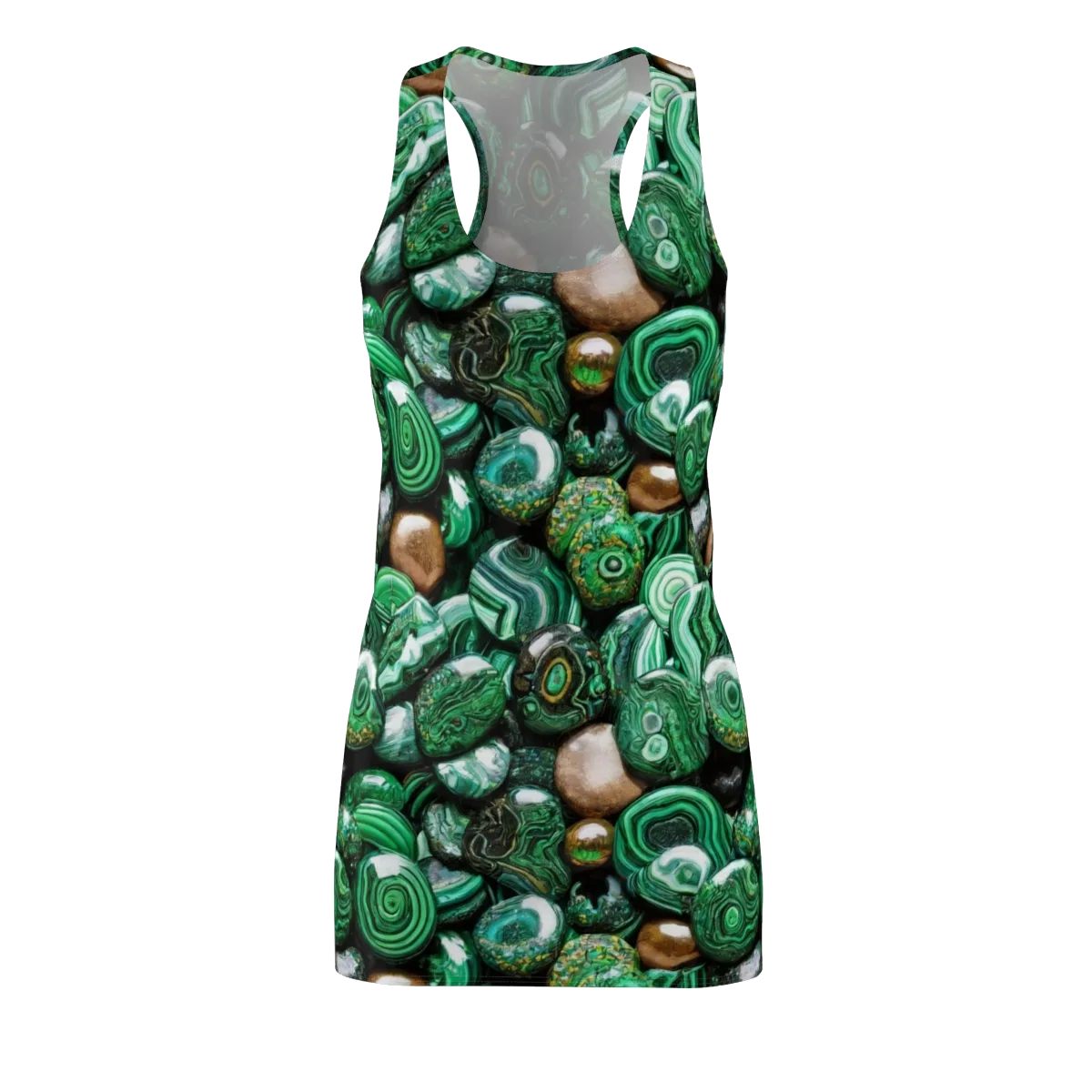 Emerald Alchemy on Racerback Dress — Front