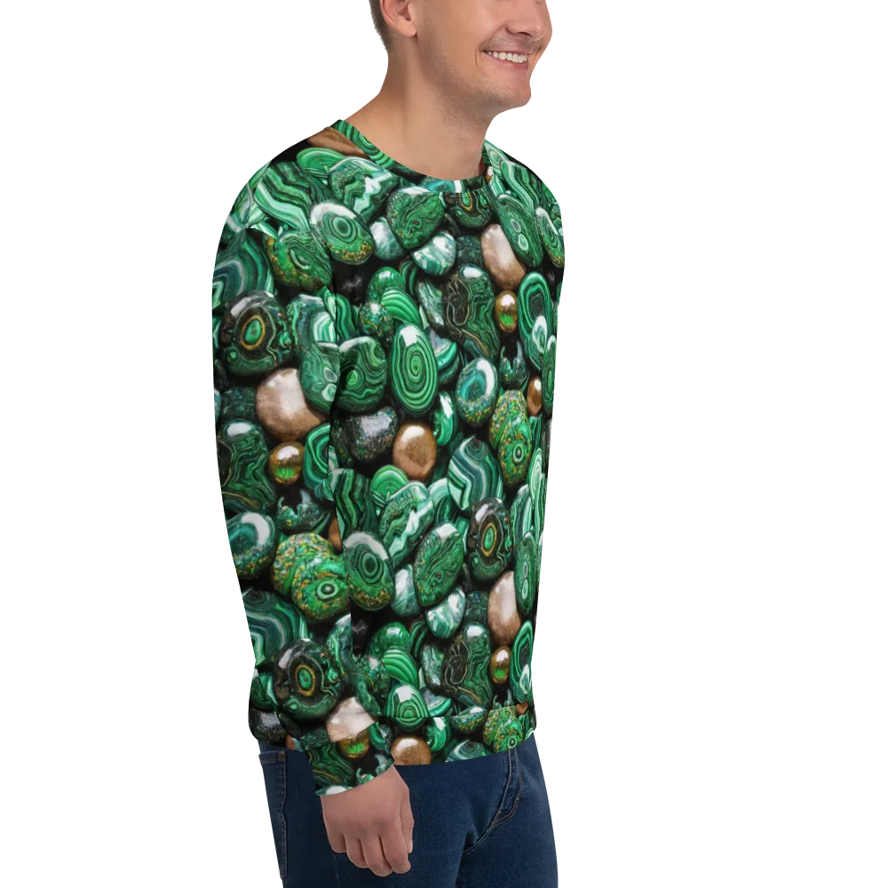 Emerald Alchemy on Sweatshirt — Right Front