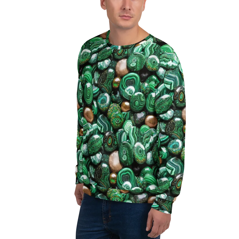 Emerald Alchemy on Sweatshirt — Left Front