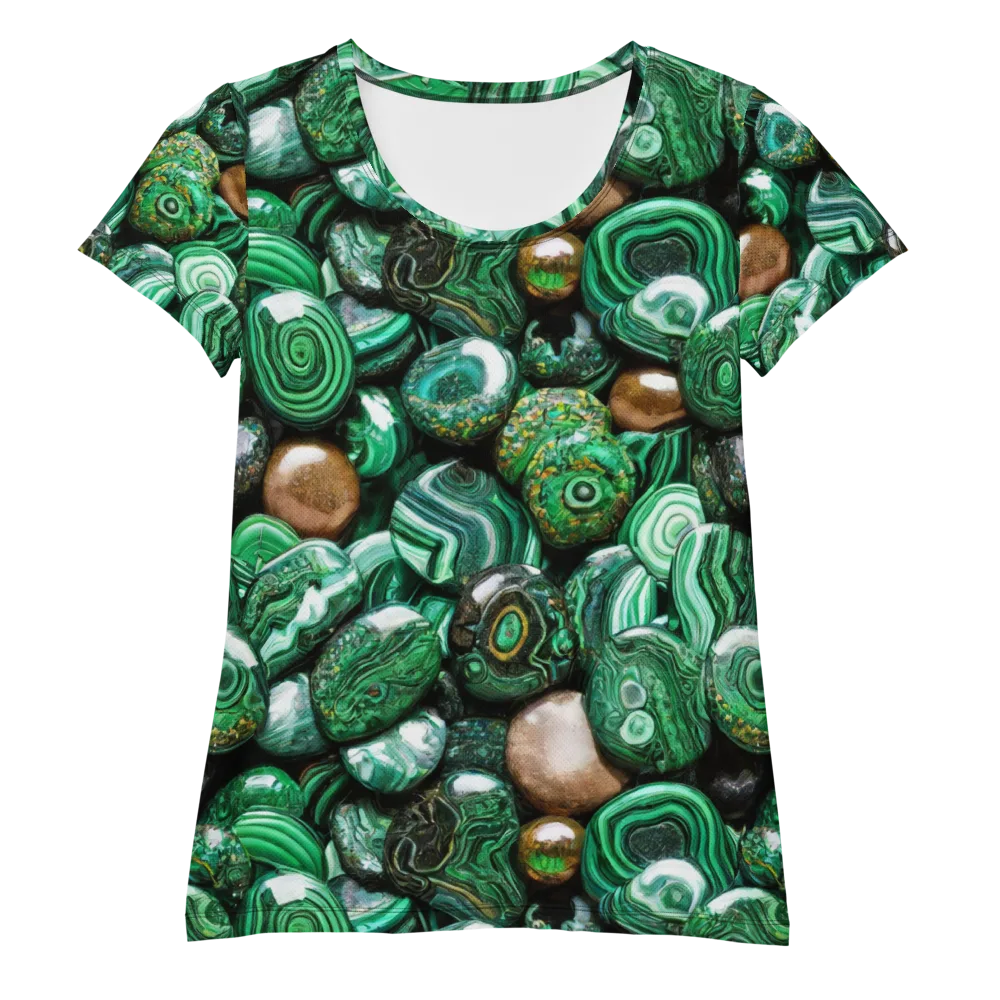 Emerald Alchemy on Women's Athletic T-Shirt — Front
