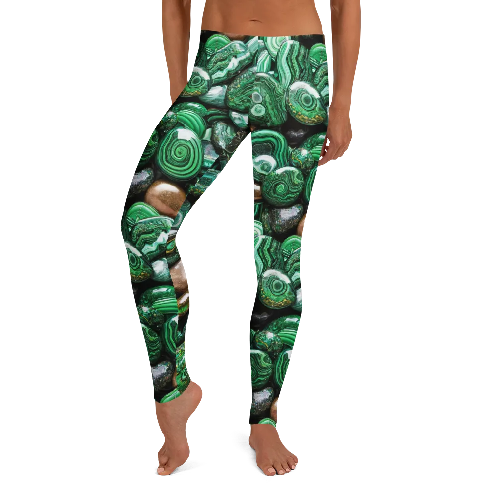 Emerald Alchemy on Leggings — Front