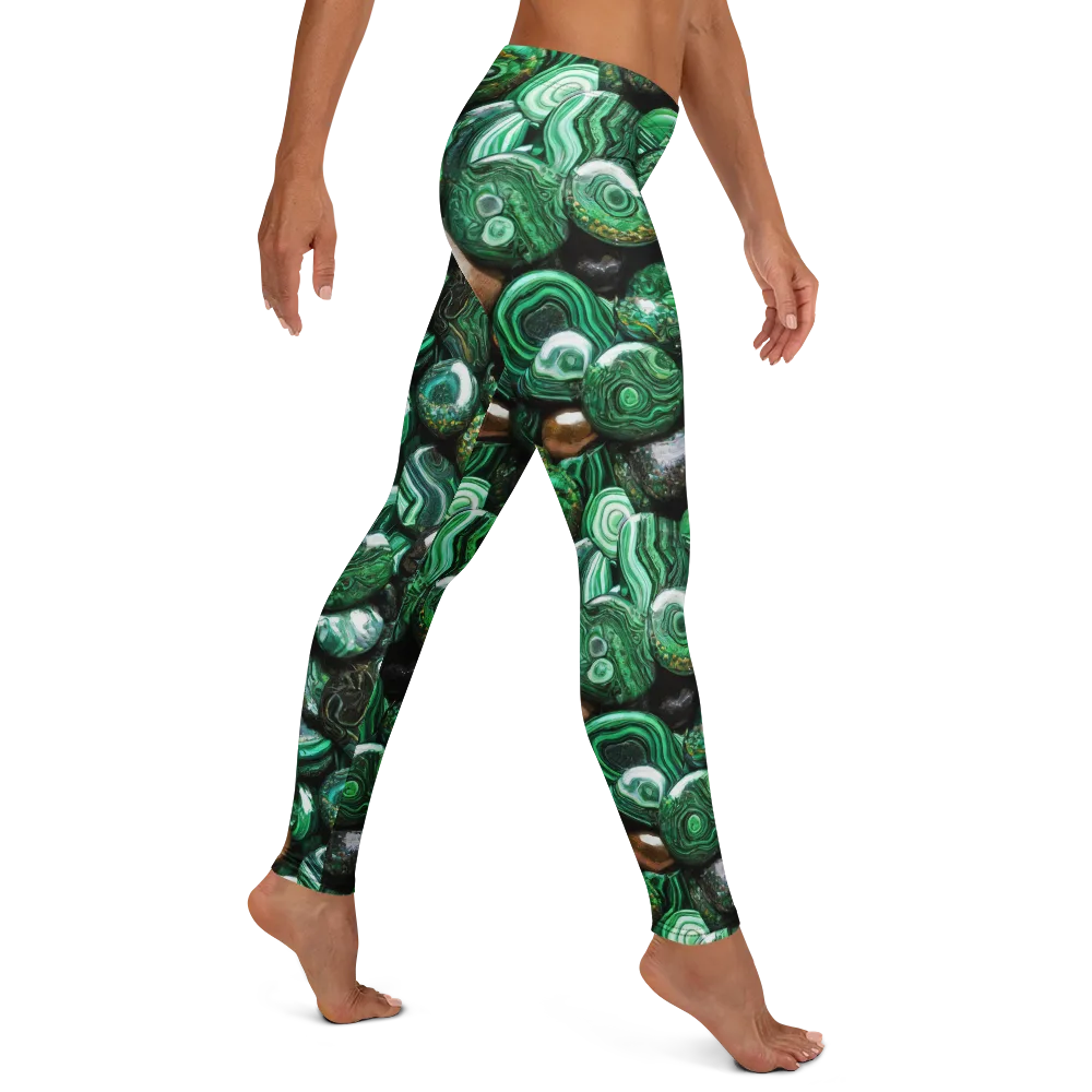 Emerald Alchemy on Leggings — Right
