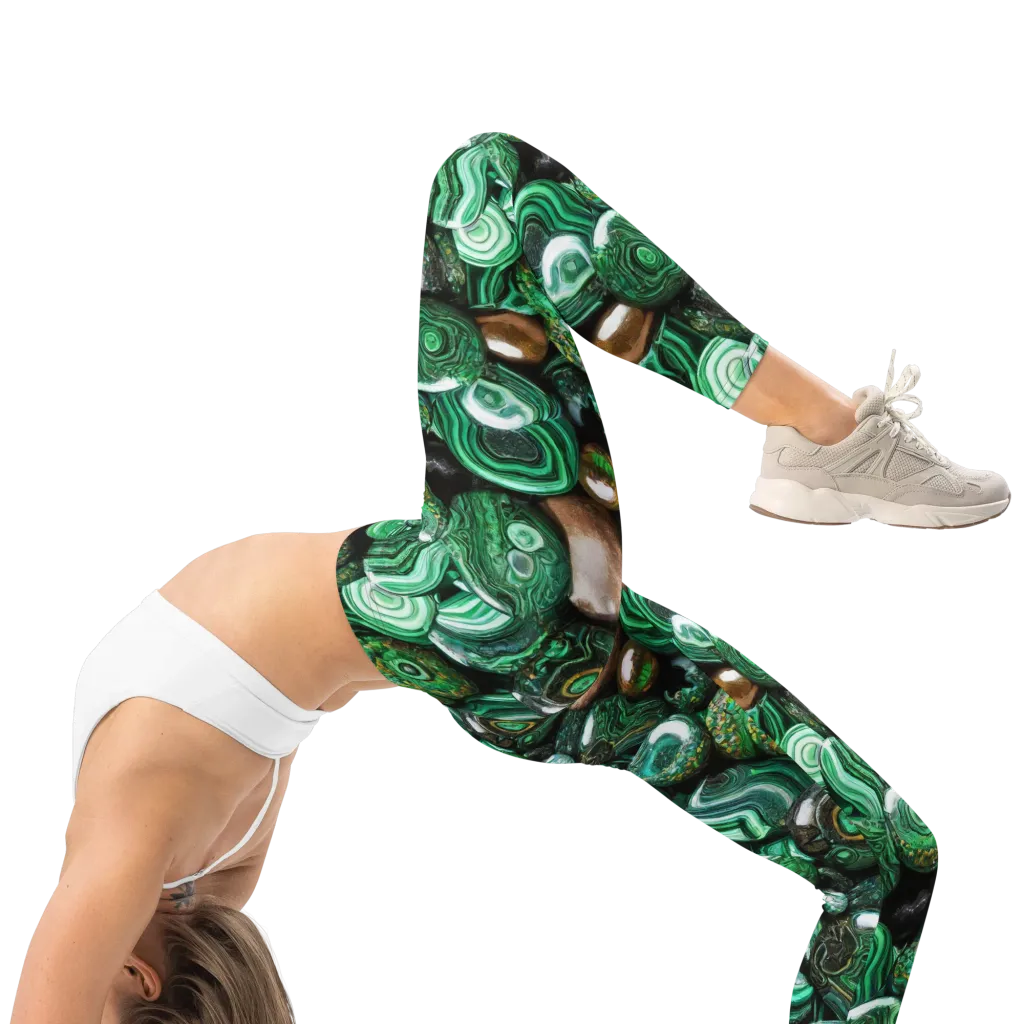Emerald Alchemy on Leggings — Right