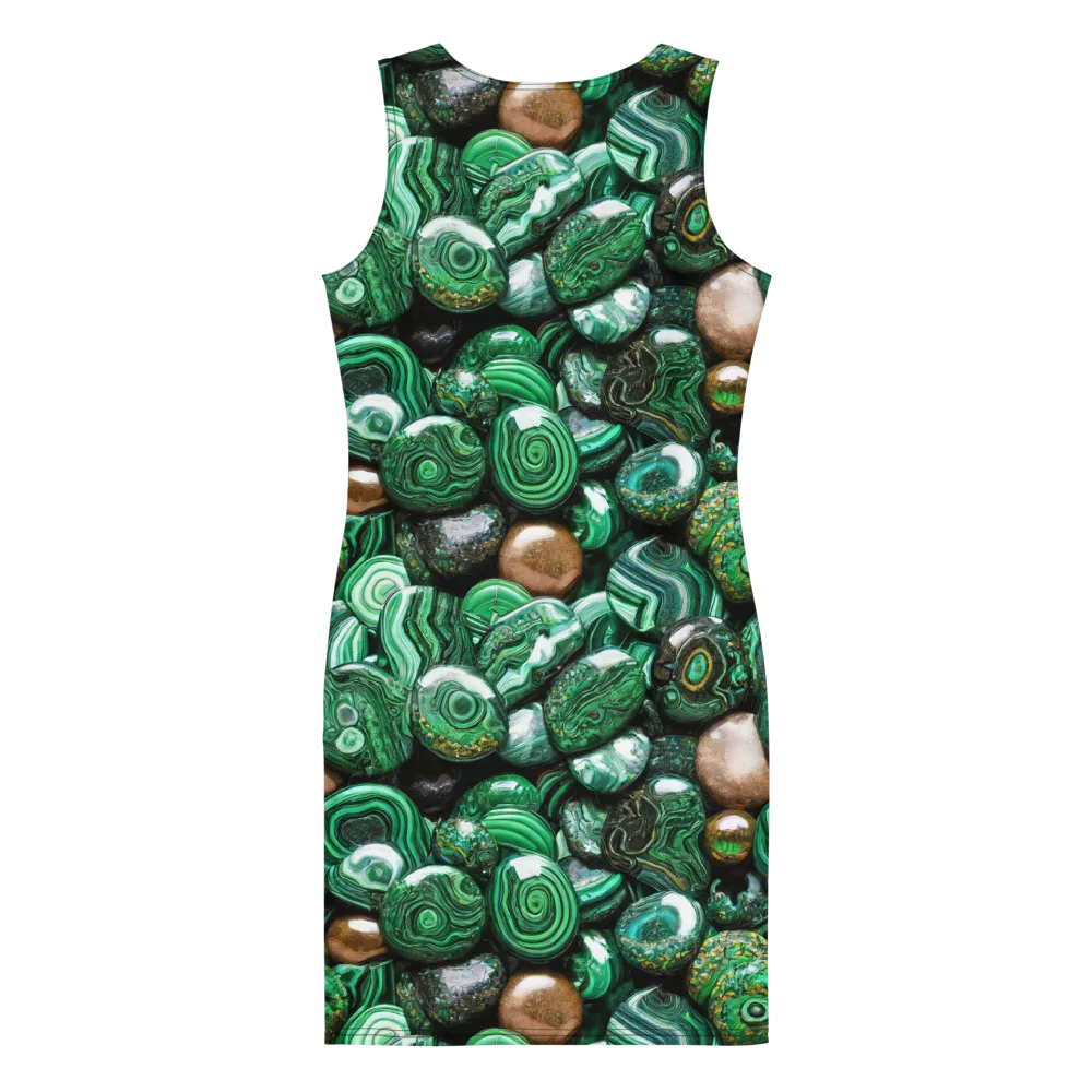 Emerald Alchemy on Bodycon Dress — Back