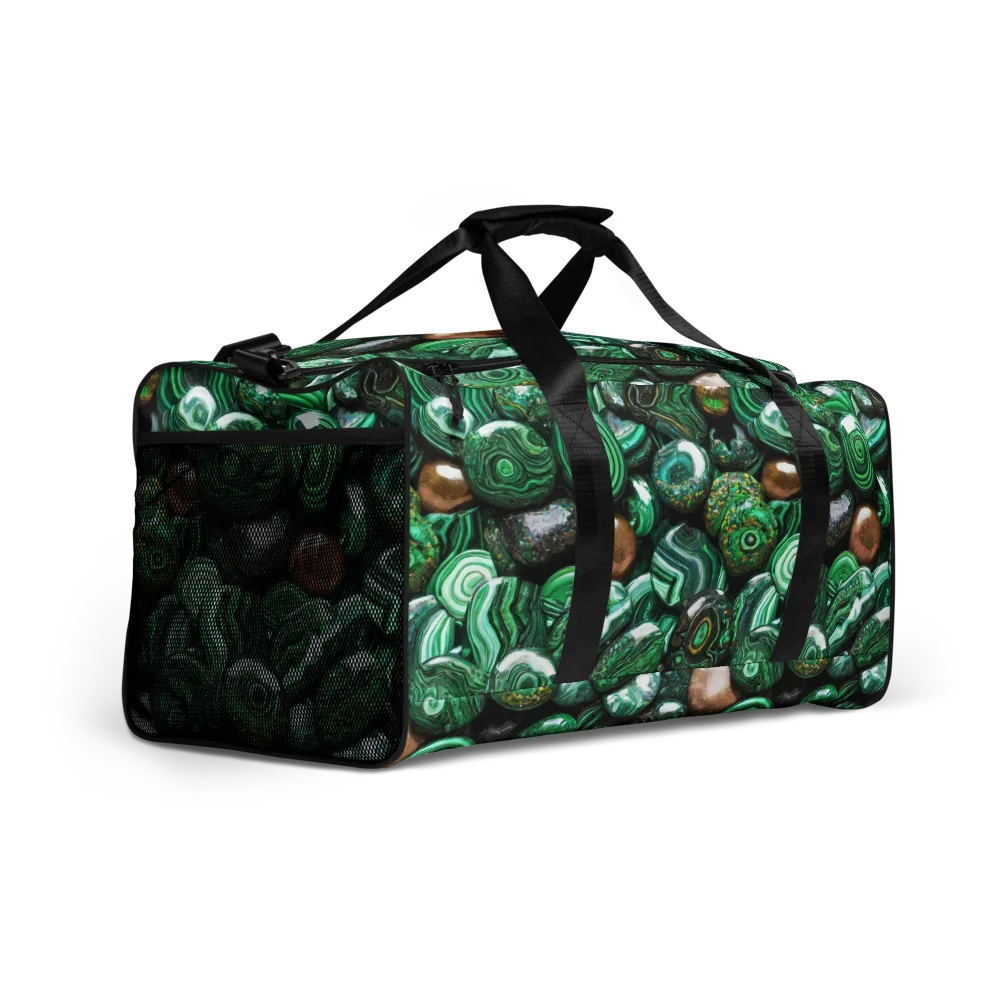 Emerald Alchemy on Duffle Bag — Right Front
