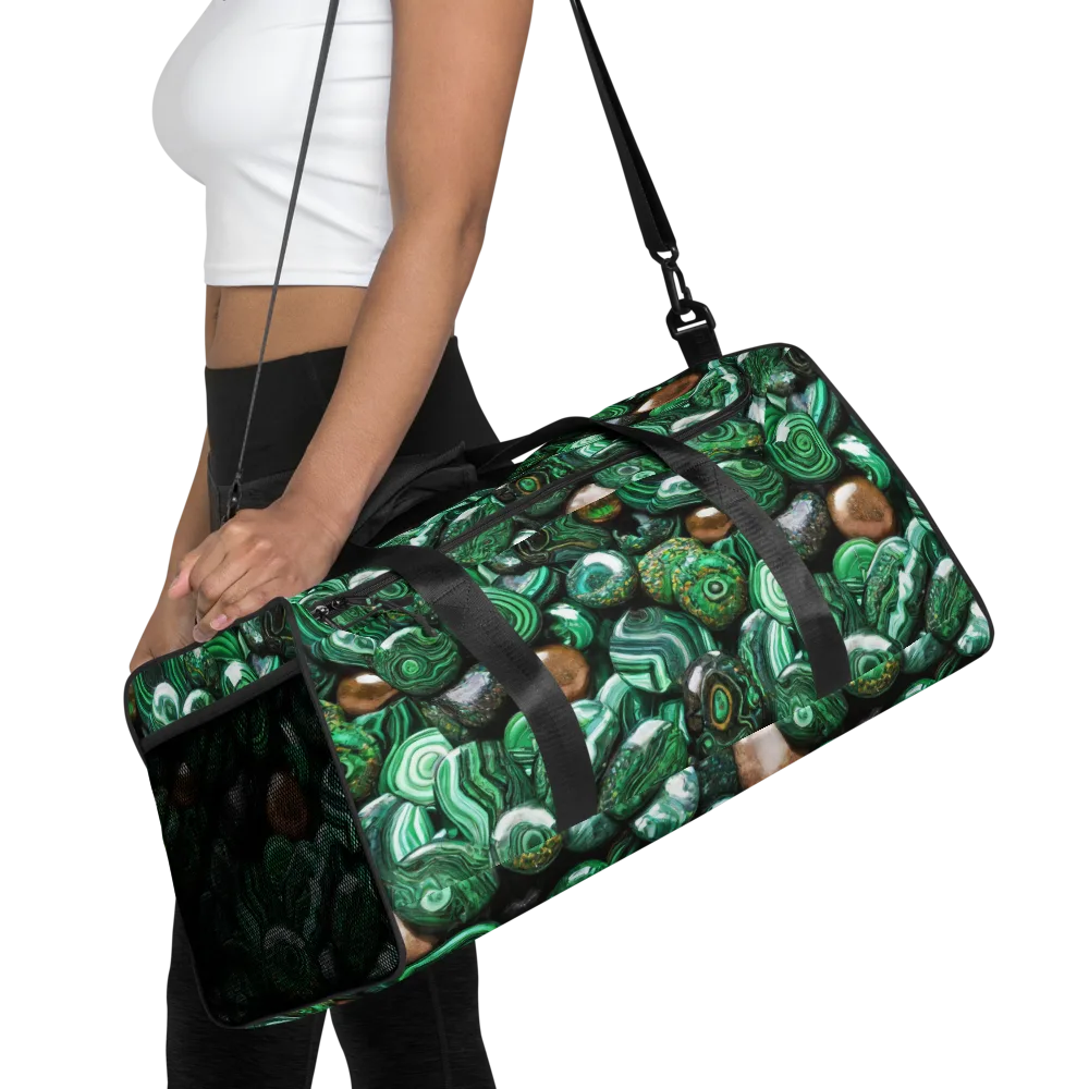 Emerald Alchemy on Duffle Bag — Front
