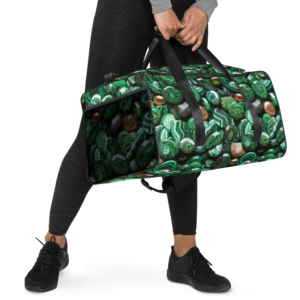 Emerald Alchemy on Duffle Bag — Right Front