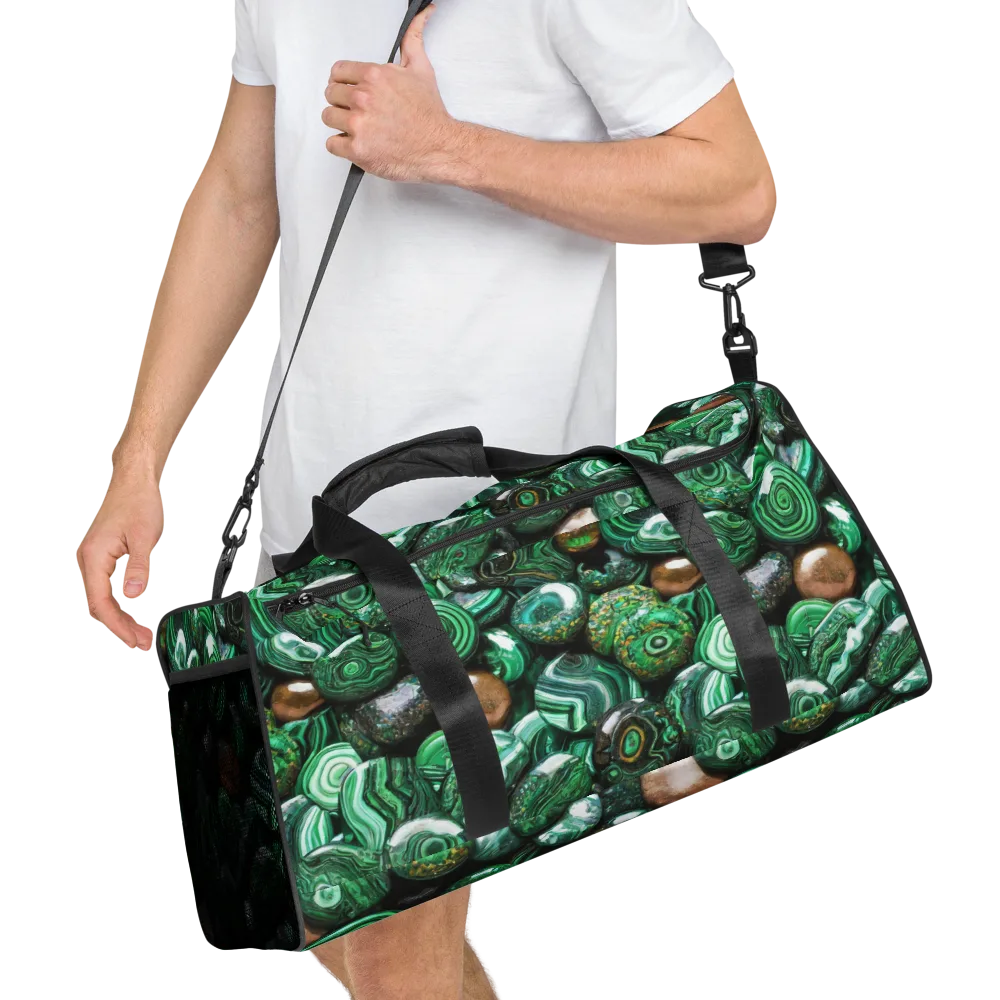 Emerald Alchemy on Duffle Bag — Right Front