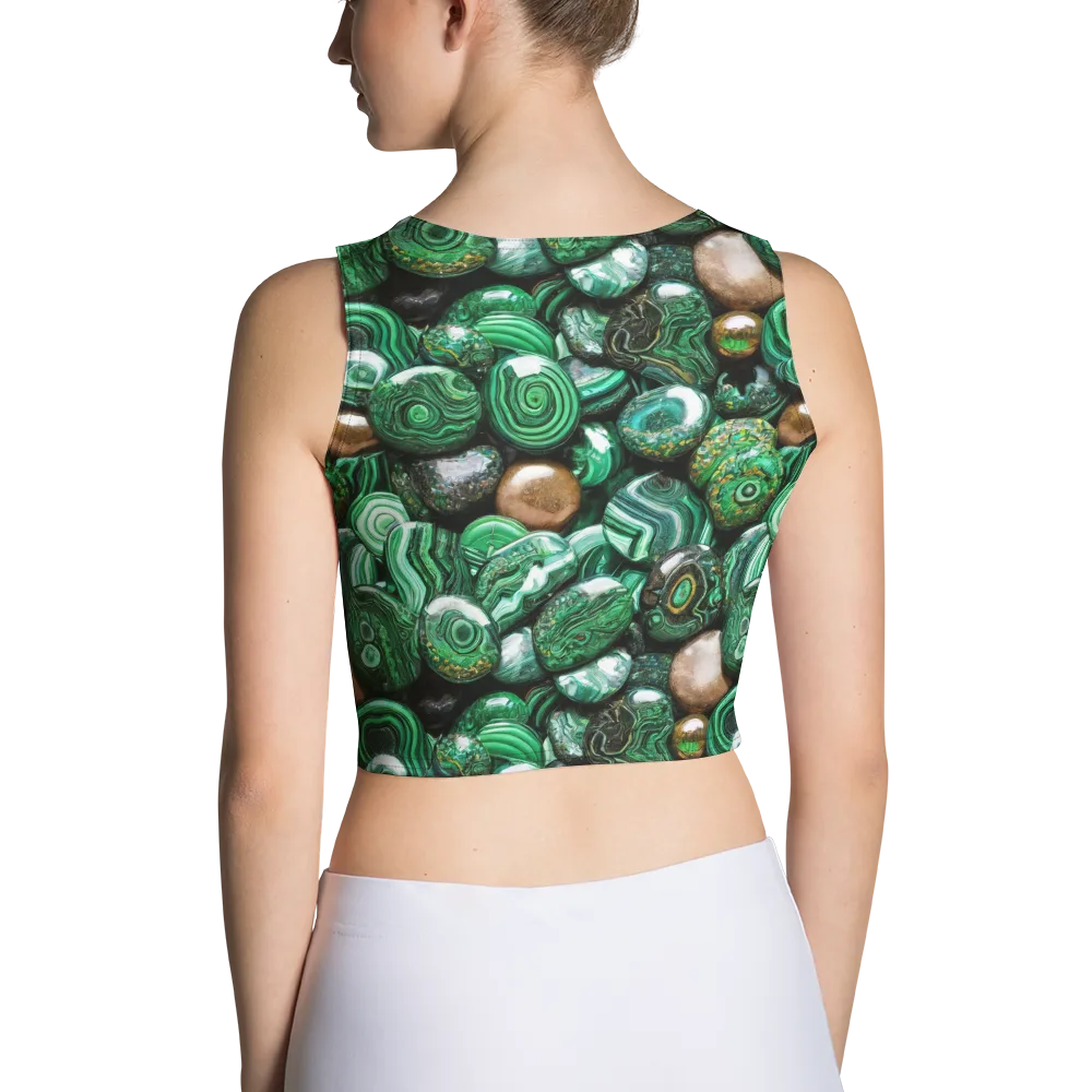 Emerald Alchemy on Crop Top — Back