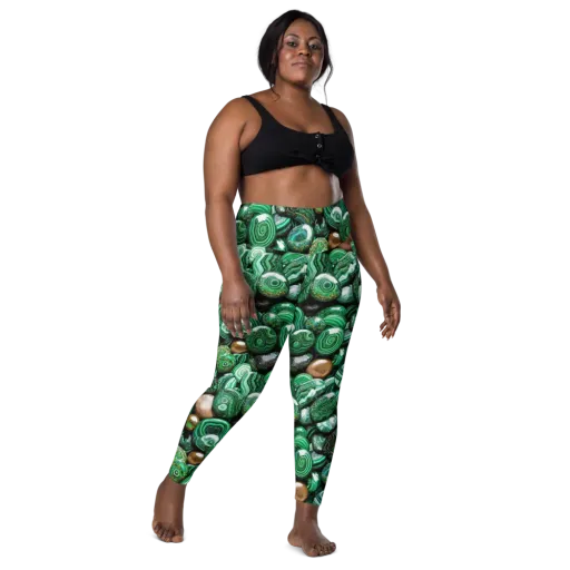 Emerald Alchemy on a Leggings with Pockets