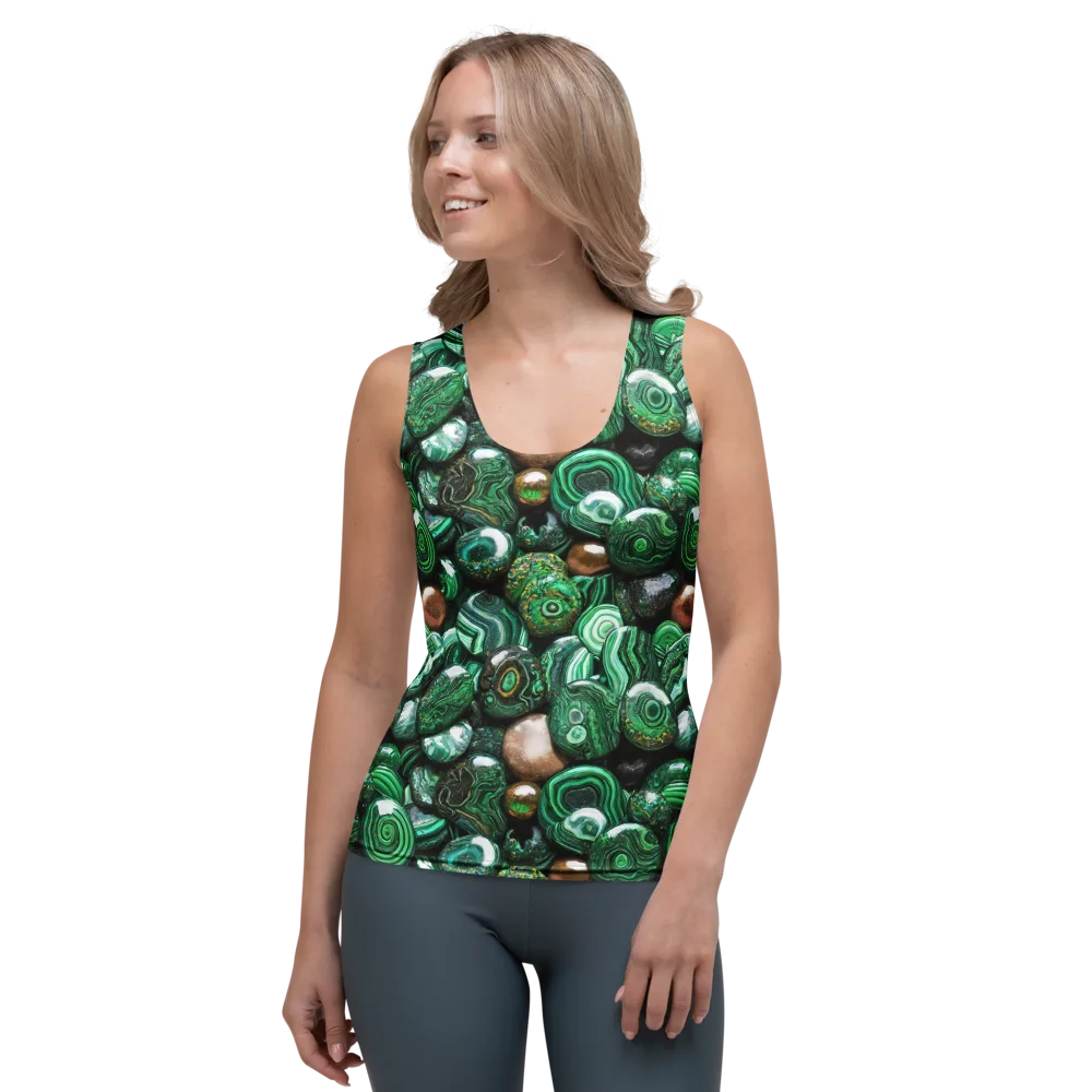 Emerald Alchemy on Women's Tank Top — Front