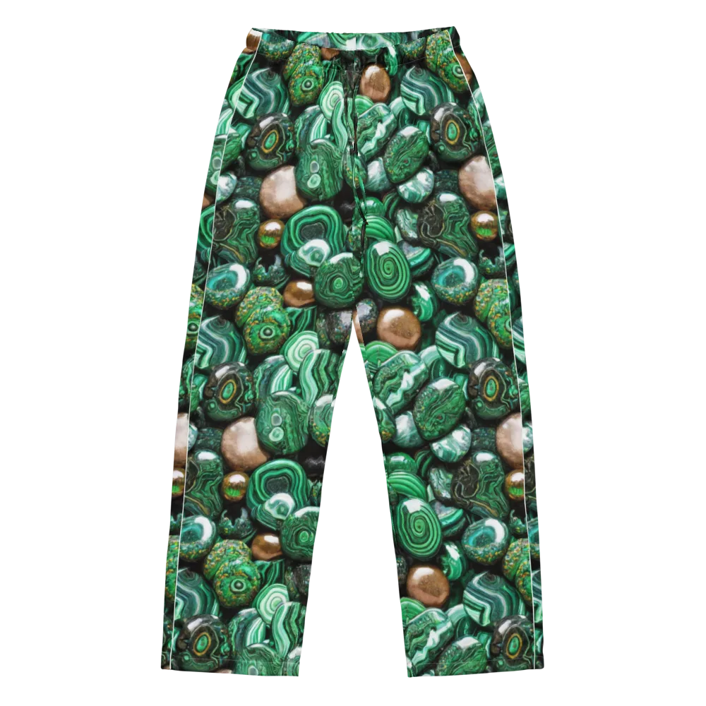 Emerald Alchemy on Women's Pajama Pants — Front